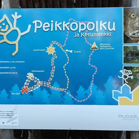別荘 Kaira, Kahden Makuuhuoneen Kelomoekki, Lukuisten Polkujen, Polkupyoeraereitin Sekae Kalaisan Tunturilammen Vieressae *