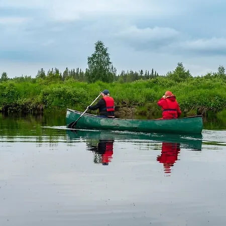 Kaira 27, Kahden Makuuhuoneen Kelomoekki Syoetteellae, Valaistun Ladun Vieressae Semesterbostad Syöte