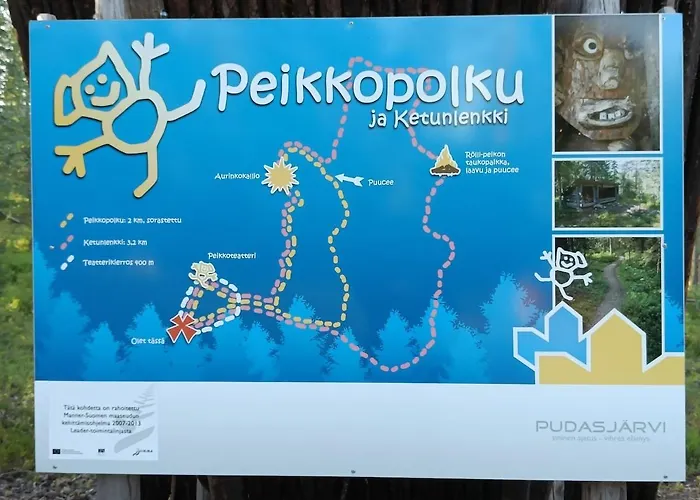 Дом отдыха Kaira 27, Kahden Makuuhuoneen Kelomoekki Syoetteellae, Valaistun Ladun Vieressae *